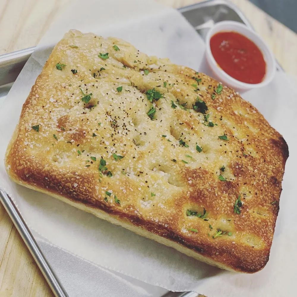 Herb Focaccia with House Marinara